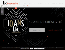 Tablet Screenshot of lk-interactive.fr